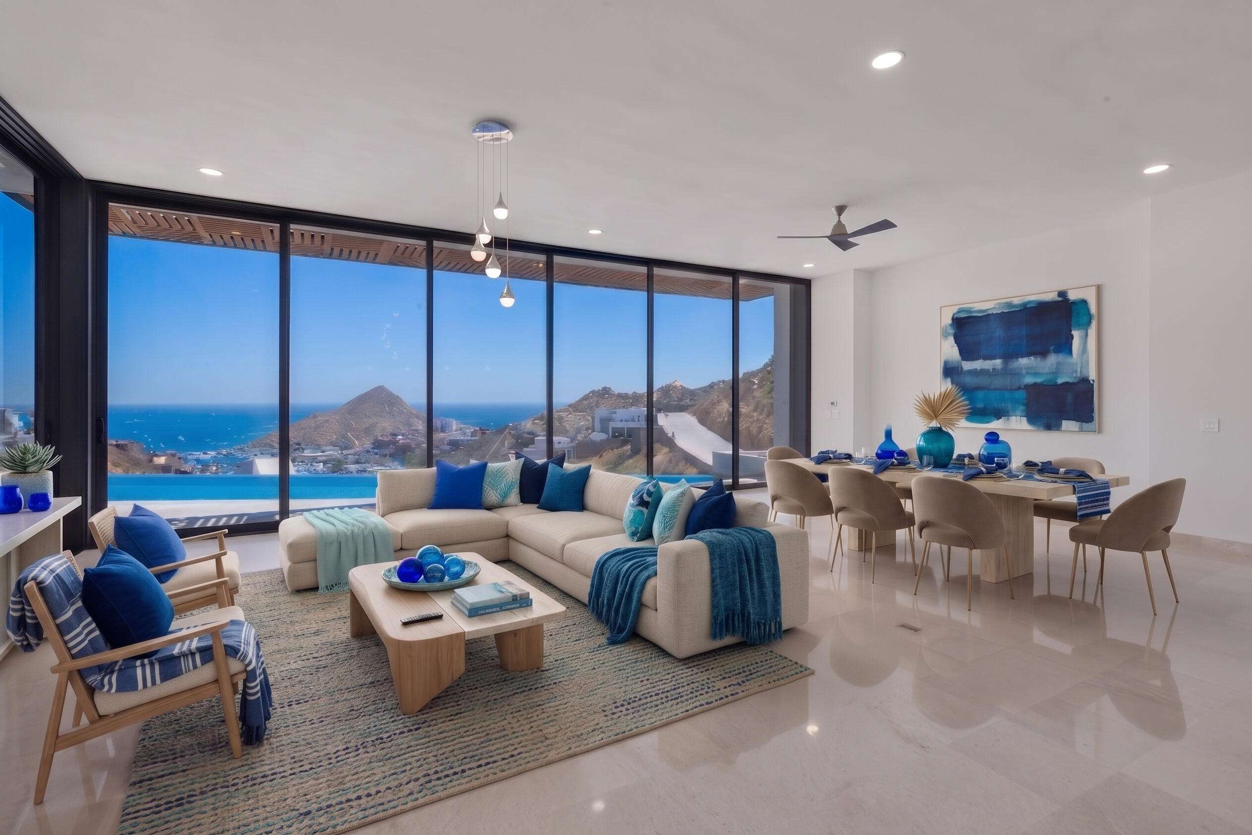 Los Cabos El Tule-Inland:General Rare investor opportunity in the San José Corridor. 2 luxury residences fully completed and move-in ready. 8 additional units with land secured and full blueprints in place -- ready to build to buyer's vision. At for sale