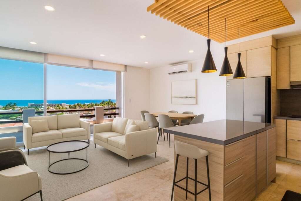 Los Cabos El Tule-Inland:General Nestled between Cabo San Lucas and San Jose del Cabo, SEI Los Cabos offers a unique blend of convenience and serenity. This exclusive development features six spacious condos in a single tower, ranging from 2,206 to 3,052 square feet. Each unit is meticulously designed to provide a host of services tailored for a community that values luxury and comfort. Residents can savor stunning – CHOYA 6, LAS VILLAS DE MEXICO, San Jose del Cabo, San Jose del Cabo, BS