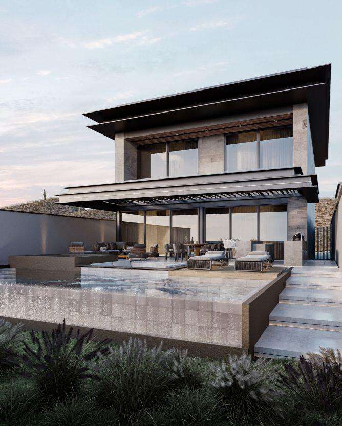 Los Cabos Solesta Introducing Solesta Luxury Residences, perched upon the highest elevation within Club Campestre, San Jose del Cabo. Commanding spectacular ocean, mountain, and golf course for sale