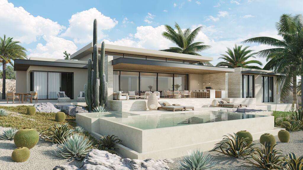 Los Cabos Pedregal Csl Villa Felicidad is a 5-bedroom, 5.5-bath residence in Pedregal that combines scale, location, and proven income potential. Set just minutes from the main gate and within walking distance to the marina, it offers effortless access to Cabo's best dining and nightlife while maintaining privacy. The home features a private pool, expansive terraces, and panoramic marina – Rancho Paraiso, Cabo Corridor, BS