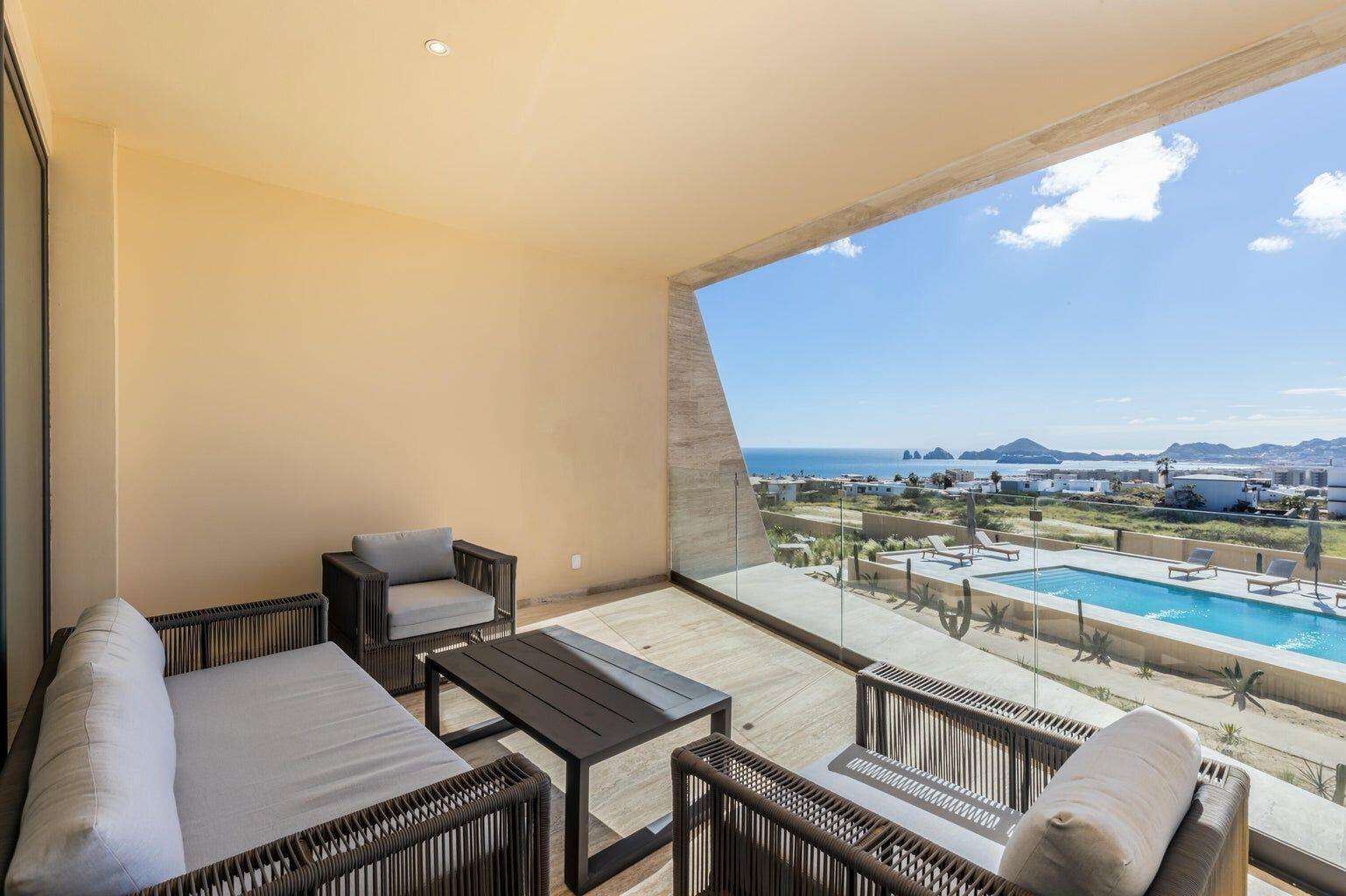 Los Cabos Camino Del Mar Ground-Floor Condo | La Joya at Camino del Mar, El TezalDiscover the perfect blend of comfort, convenience, and investment potential in this beautiful ground-floor condominium located in the highly sought-after La Joya Residences, within the master-planned community of Camino del Mar in El Tezal, one of Los Cabos' fastest-growing and highest-appreciating neighborhoods.This thoughtfully designed residence features:* 2 spaci ous bedrooms* 2 full bathrooms* TV / Family Room* Ground-floor location with direct access to the pool* Swimming pool right in front of your terraceResidents also enjoy exclusive resort-style amenities, including:✔️ Semi-Olympic swimming pool✔️ Fully equipped fitness center✔️ Kids' Park✔ for sale