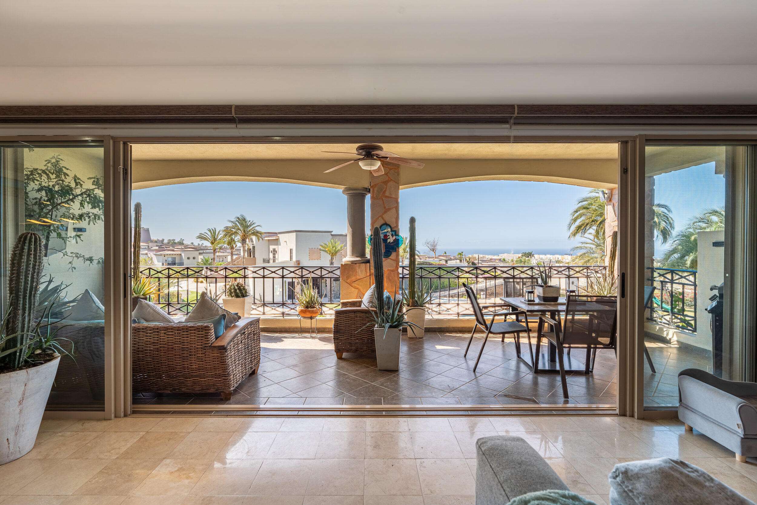 Los Cabos Ventanas Ventanas del Mar 223 is a turnkey two-bedroom, two-bathroom condo located in the desirable Tezal area of Cabo San Lucas, Baja California Sur, Mexico. With two parking spaces and a functional layout, this residence offers comfort, convenience, and easy everyday living in one of Cabo's fastest-growing residential communities. The community features 24-hour security, two 40-meter swimming pools, a clubhouse, and a kids' area, creating a relaxed and welcoming environment for residents. Its location provides quick access to supermarkets, restaurants, schools, and the main corridor, while still maintaining a peaceful residential atmosphere. Offered fully furnished and move-in ready, Ventanas del Mar 223 is an excellent opportunity for anyone looking for a comfortable home or investment property in Cabo San Lucas. for sale