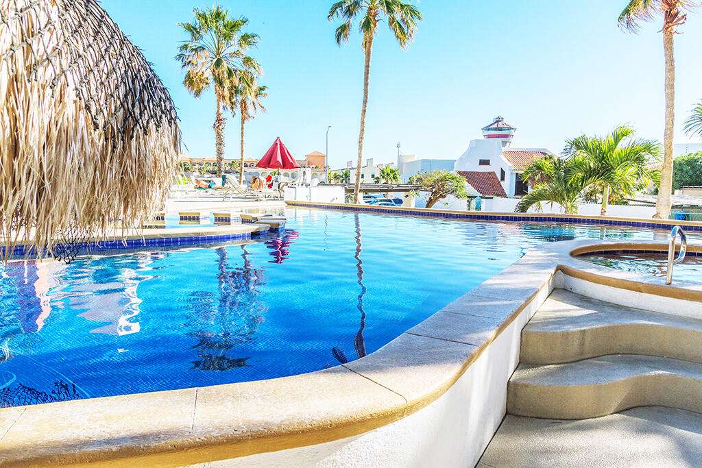 Los Cabos Santa Rita This charming townhome is located in a secluded enclave of eight in the exclusive neighborhood known as Pedregal de Cabo San Lucas just steps to town. This 2 bedroom 2.5 bathroom offers private access through an electric gate and a carport with a pergola. As well as a pool and BBQ available for residents. Beautiful top of the line finishes throughout. With an open concept layout, balconies in each bedroom, an open courtyard, walk-in closet, marble and granite counters add to the charm of this spacious townhome. Residents enjoy the local amenities redefining the Cabo lifestyle and to the most discerning individuals who call this their home away from home. From beach access where the sparkling waters of the Pacific Ocean contrast the sunset where you can watch the seasonal whales and turtle release, to a gym & spa offering treatments and a relaxation experience. Residents have exclusive access to establishments offering exquisite cuisine, The courts cafe offering breakfast & lunch as well as Fenix Restaurant offering day and night service. As well, in the heart of the development, with mountain for sale