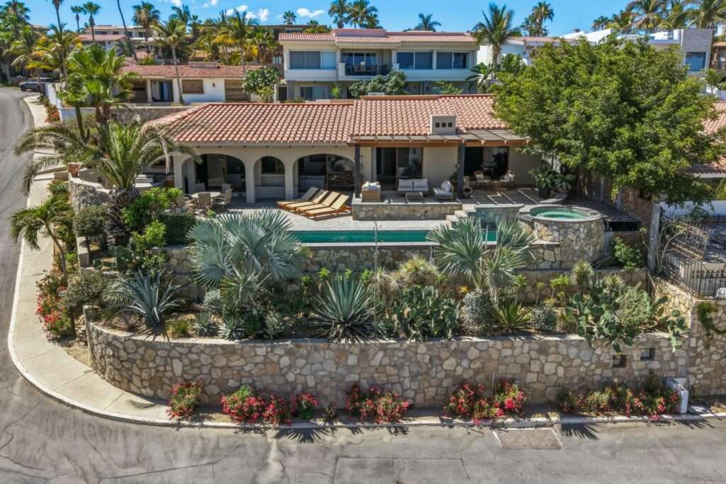 Los Cabos Blue Moon Located in the prestigious gated community of Pedregal, Villa De La Luz offers timeless Mexican Hacienda architecture combined with spacious living and exceptional comfort.This beautifully designed residence features expansive indoor and outdoor areas, ideal for both full-time living and entertaining. Bright interiors flow seamlessly to generous terraces, creating the perfect setting to enjoy Cabo's lifestyle.The home offers 6 en-suite bedrooms, a fully equipped kitchen, and thoughtfully designed living spaces. Outdoor amenities include a private swimming pool, jacuzzi, and BBQ area, providing an ideal environment for relaxation and gatherings.Include a two-car garage, ample storage, and access to Pedregal's exclusive amenities, including 24/7 security, beach and green areas. – Ave Mision San Diego, San Jose del Cabo, BS