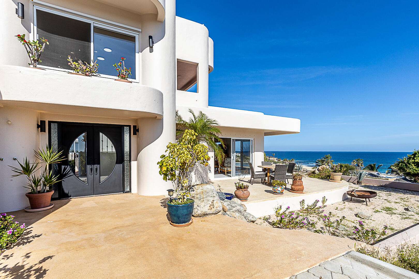 Los Cabos Blue Moon Located in the prestigious gated community of Pedregal, Villa De La Luz offers timeless Mexican Hacienda architecture combined with spacious living and exceptional comfort.This beautifully designed residence features expansive indoor and outdoor areas, ideal for both full-time living and entertaining. Bright interiors flow seamlessly to generous terraces, creating the perfect setting to enjoy Cabo's lifestyle.The home offers 6 en-suite bedrooms, a fully equipped kitchen, and thoughtfully designed living spaces. Outdoor amenities include a private swimming pool, jacuzzi, and BBQ area, providing an ideal environment for relaxation and gatherings.Include a two-car garage, ample storage, and access to Pedregal's exclusive amenities, including 24/7 security, beach and green areas. for sale
