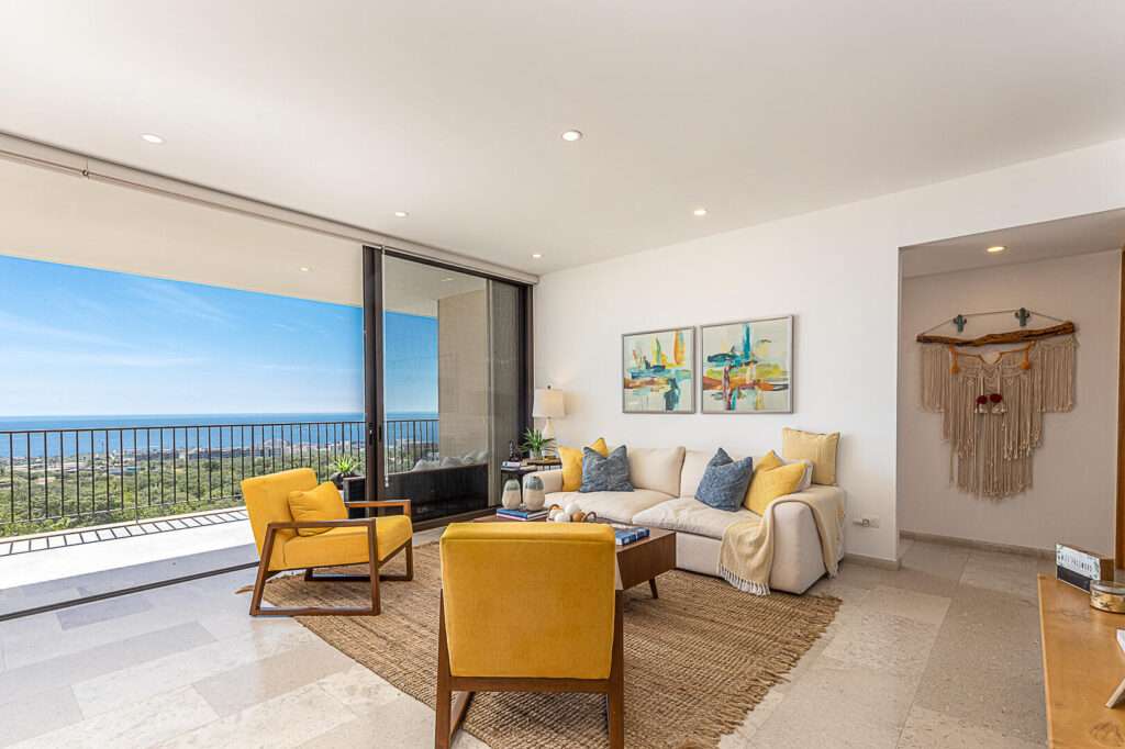 Los Cabos Lumaria Ready for Delivery! This unit offers 2 bedrooms, 2 bath, 2 parking spaces, 1 underground and 1 outside. Lumaria offers spacious, open-concept residences with a column-free design, expansive windows, and seamless indoor-outdoor living that showcases breathtaking ocean – Cam. A Solaria Los Cabos, Cabo Corridor, BS