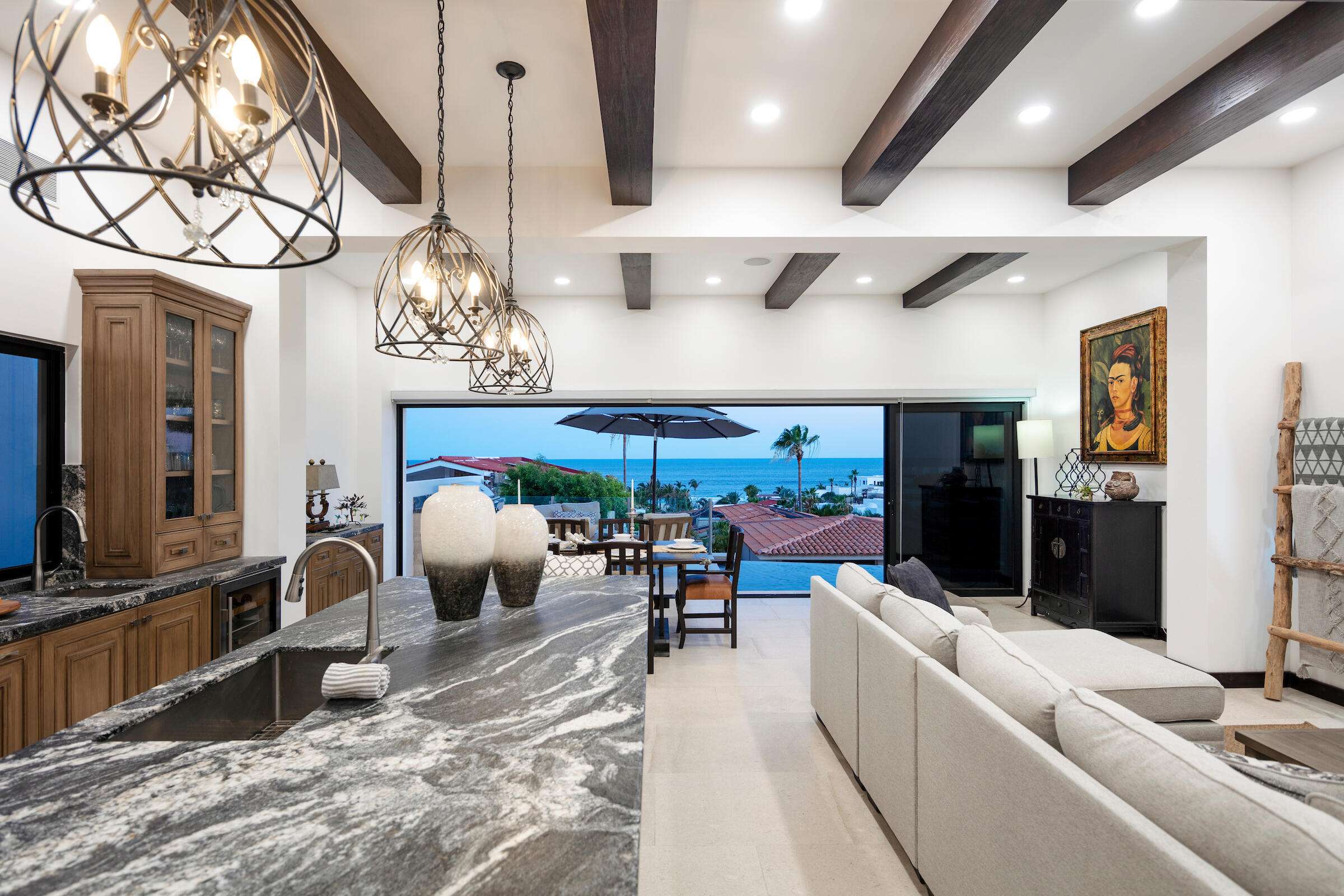 Los Cabos El Tule-Inland:General Pre-construction residence in Rancho Los Tules, Los Cabos. Features 4 bedrooms, each with a full bathroom and walk-in closet, offering privacy and comfort. Enjoy ocean for sale