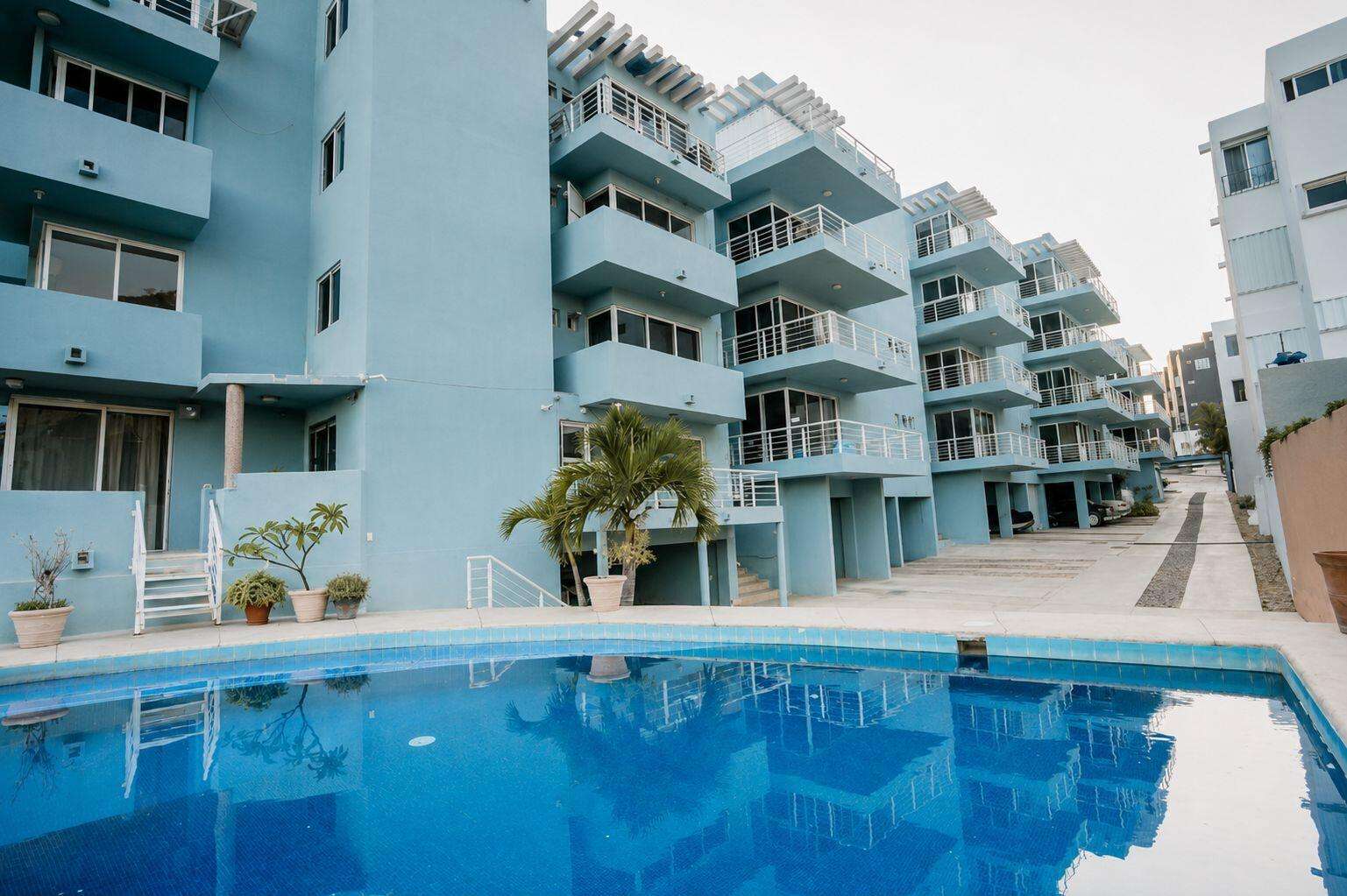 Los Cabos Vista Mare Condo for sale at Vista Mare, Cabo San Lucas, located on the third level with ocean and mountain for sale