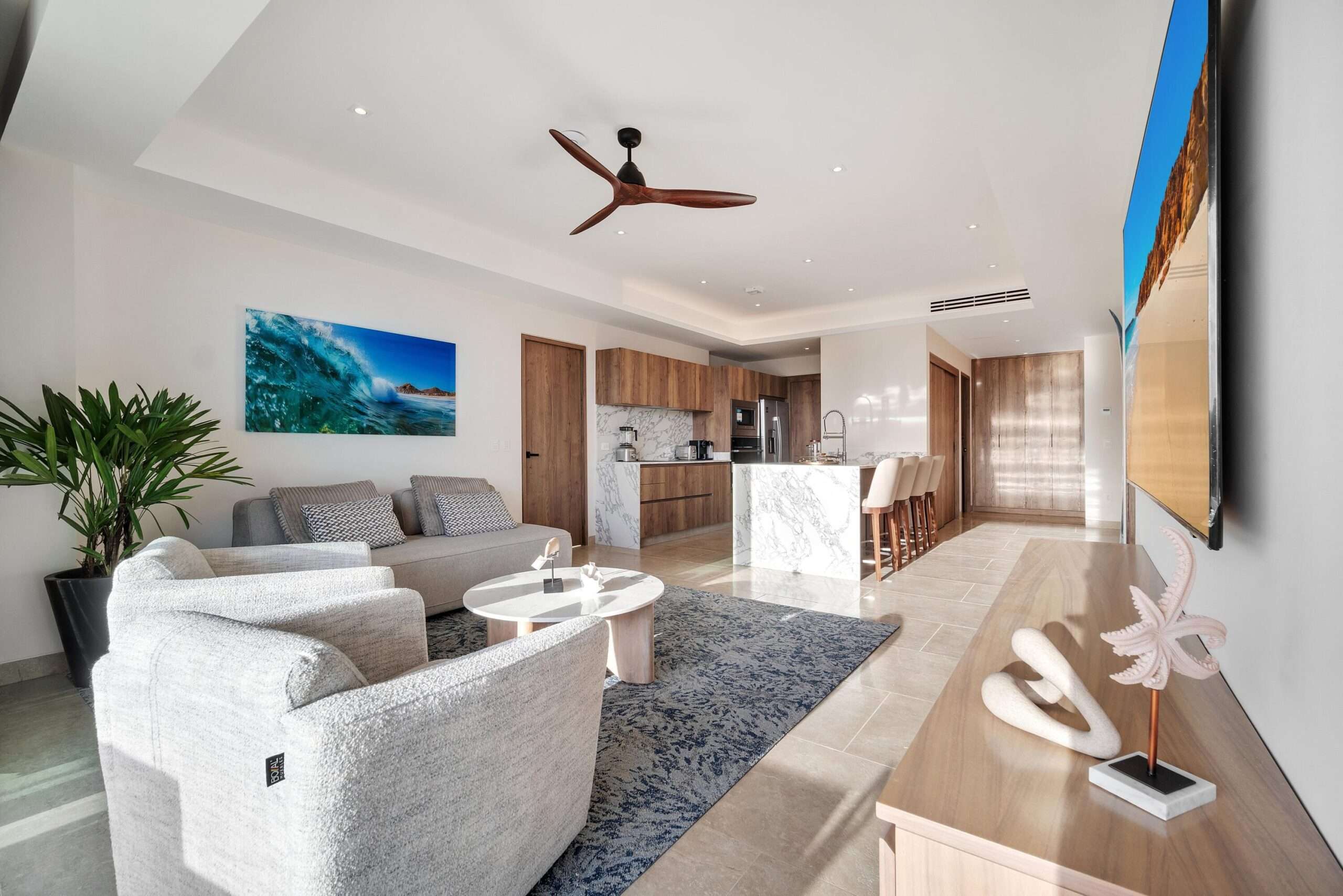 Los Cabos Albaluz Residence 306 at ALBALUZ is an elegant third-floor, ocean- for sale