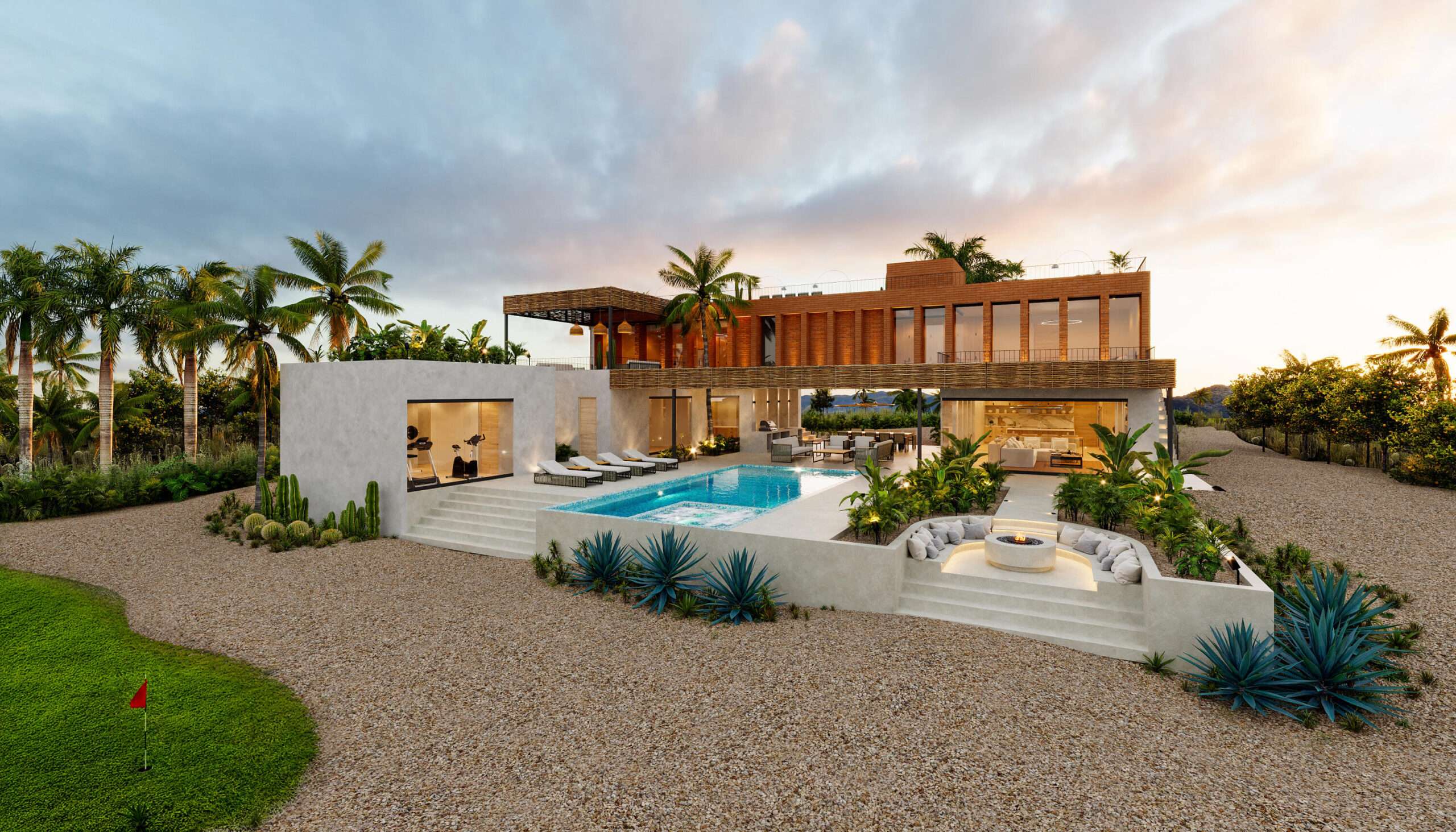 Los Cabos Section 22f- La Montana Experience an intimate collection of five single-family residences with mountainand arroyo for sale