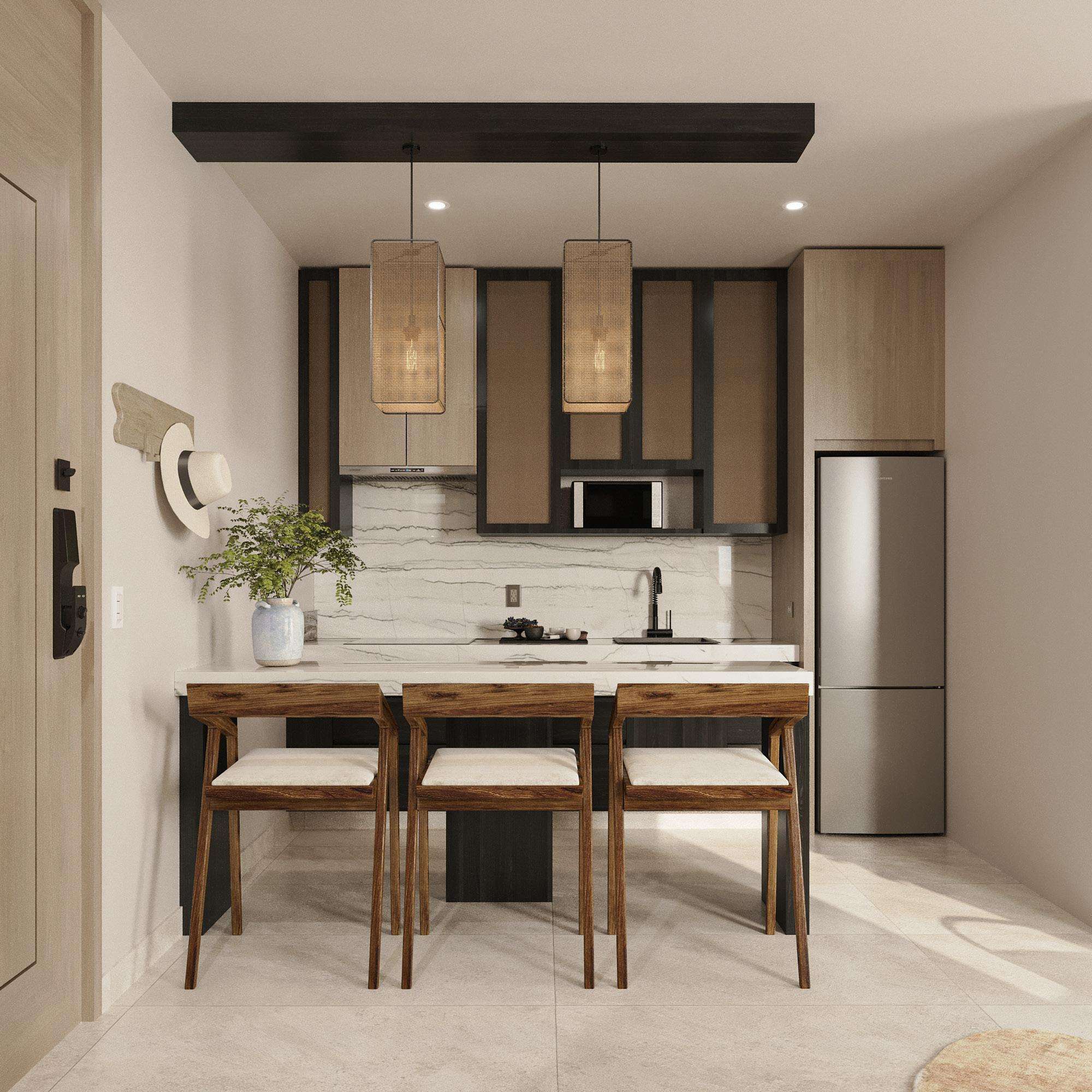 Los Cabos Kamu Living KAMU Living 313 es una unidad de dos recámaras en preventa, ideal para quienes buscan mayor comodidad y potencial de rentabilidad en El Tezal.El desarrollo integra amenidades tipo hotel como alberca, jacuzzi, gimnasio, rooftop, coworking, elevador y estacionamiento subterráneo. La operación de rentas vacacionales estará a cargo de Momentum, empresa especializada en la administración y promoción de propiedades en plataformas como Airbnb, Booking y Expedia.Además, KAMU Living contará con locales comerciales en planta baja y la presencia de IWG con oficinas y consultorios, creando un entorno dinámico de servicios, trabajo y hospitalidad. With a hotel reservation system integrated with leading platforms like Expedia, Booking, Airbnb, and other powerful engines, supported by expert hospitality managers in Los Cabos, KAMU Living ensures optimal exposure and high occupancy rates.Designed by seasoned developers with extensive experience in Los Cabos' hospitality industry, KAMU Living promises higher returns than traditional vacation rentals while offering a luxurious lifestyle and unmatched convenience. for sale