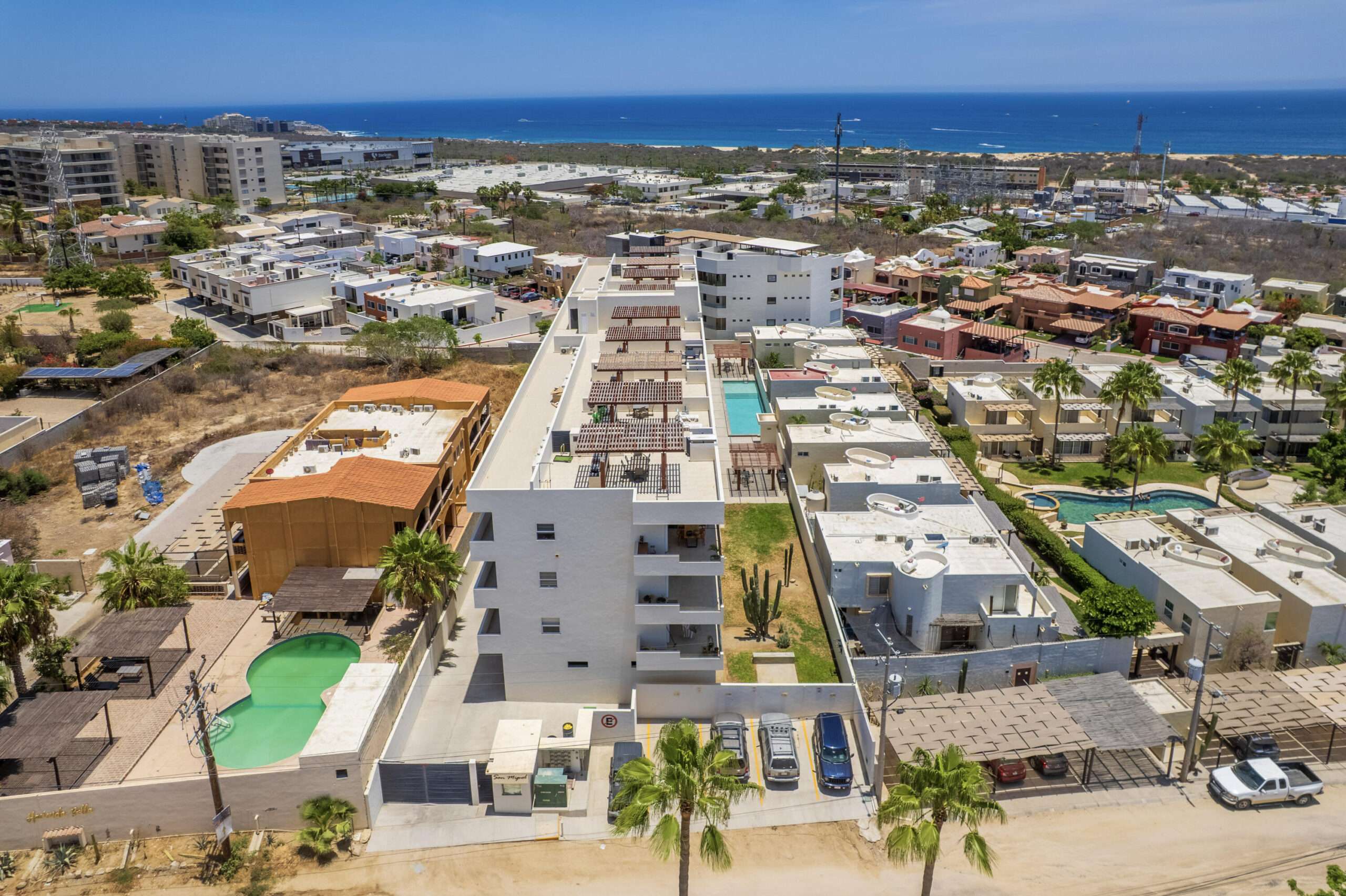Los Cabos San Miguel San Miguel 204 presents an exceptional opportunity to own a beautifully furnished two-bedroom, two-bathroom residence with ocean for sale