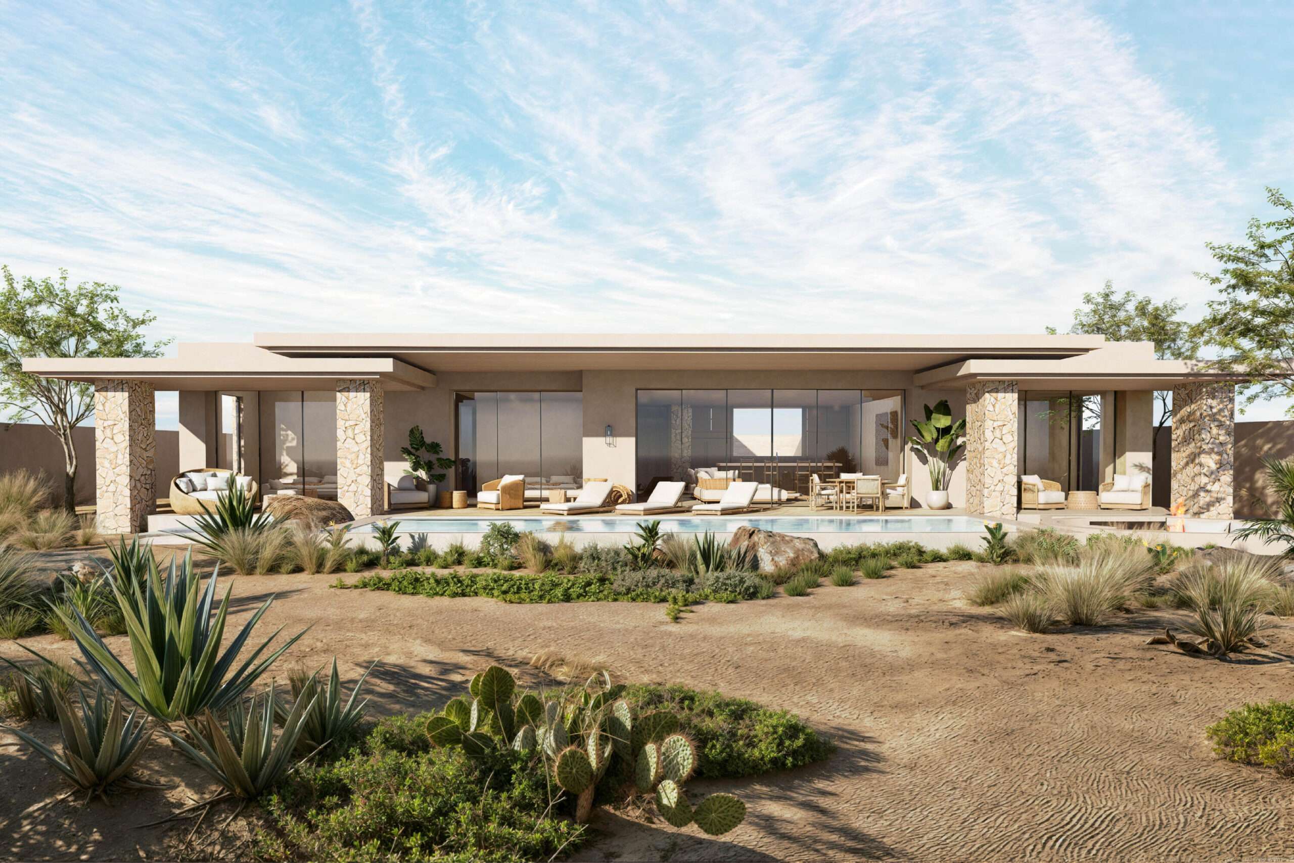 Los Cabos Section 22f- La Montana Experience an intimate collection of five single-family residences with mountainand arroyo for sale